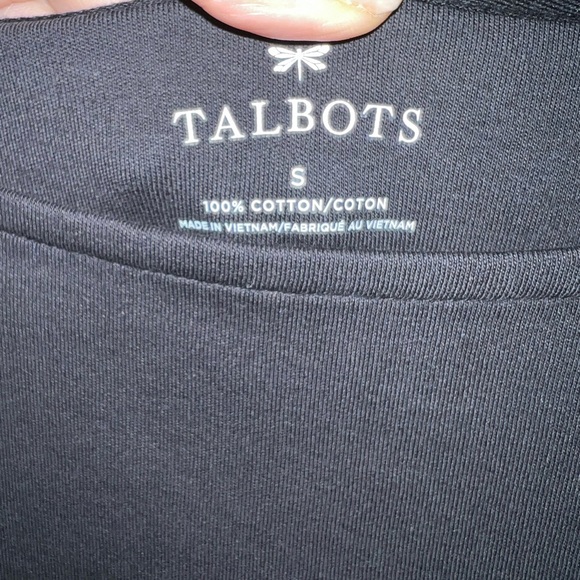 Talbots Black Shift Cotton Dress NWT Size Small - Picture 9 of 10